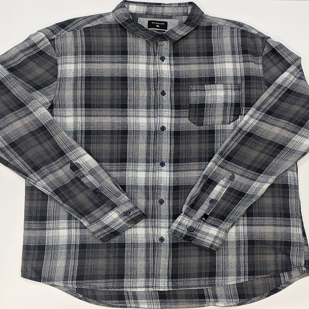 Quiksilver Fatherfly Long Sleeve Plaid Shirt - Picture 3 of 8
